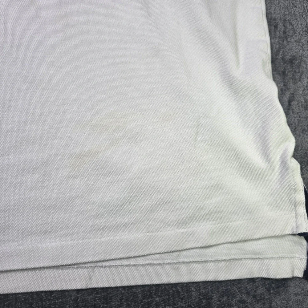 Vtg Polo Ralph Lauren Big Flesh Pony Rugby Polo Shirt Mens 2XL XXL Colorblock